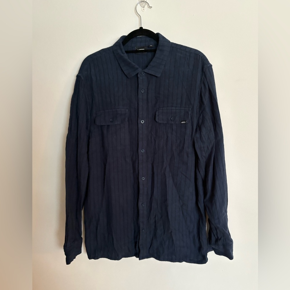 Navy Blue VANS Button-Up Shirt
